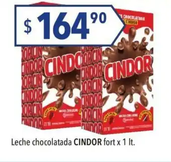 Hergo Cindor Leche chocolatada fort x 1lt oferta