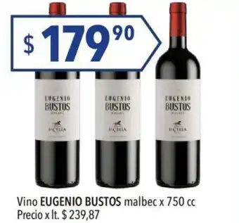 Hergo Eugenio Bustos Vino malbec x 750cc oferta