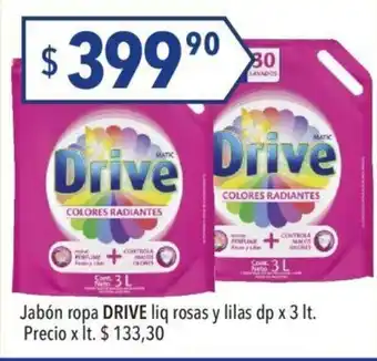 Drive Jabón ropa liq rosas y lilas dp x 3lt