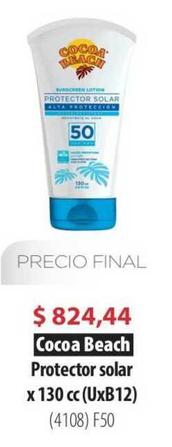 Parodi Cocoa Beach Protector Solar X 130 Cc oferta