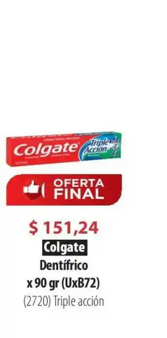 Parodi Colgate Dentífrico x 90 gr oferta
