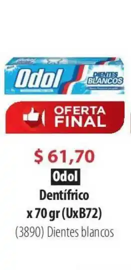Parodi Odol Dentífrico X 70 Gr oferta