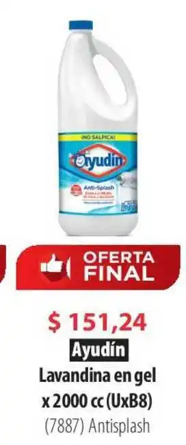 Ayudín Lavandina En Gel