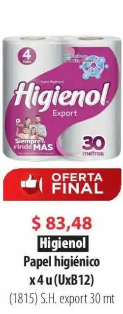 Parodi Higienol Papel Higiénico oferta