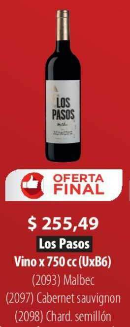 Parodi Los Pasos Vino x 750cc oferta