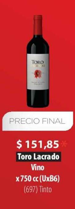 Parodi Toro Lacrado Vino oferta