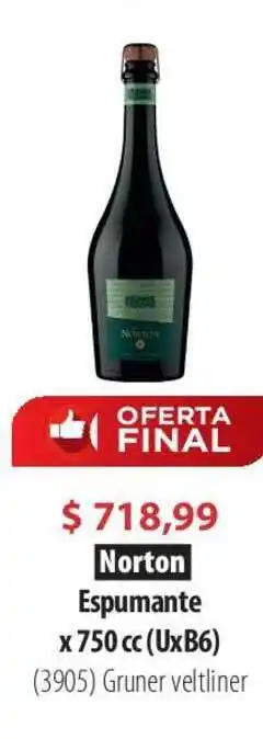 Parodi Norton Espumante x 750 cc oferta