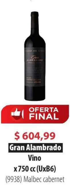 Parodi Gran Alambrado Vino oferta