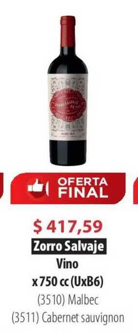 Parodi Zorro Salvaje Vino oferta