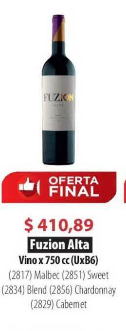 Parodi Fuzion Alta Vino oferta