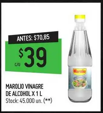 Walmart Marolio Vinagre De Alcohol x 1 l oferta