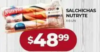 Supermercados Tadicor Salchichas Nutryte oferta