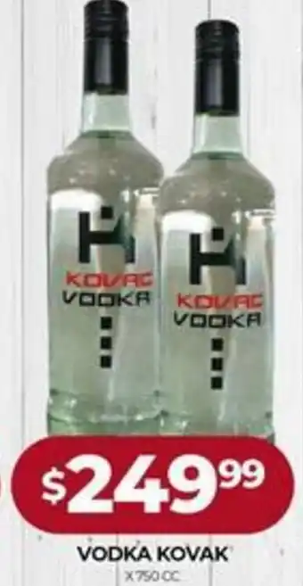 Supermercados Tadicor Vodka Kovak oferta