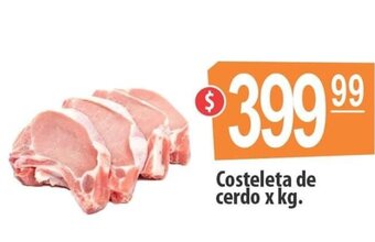 Autoservicio Capo Costeleta de cerdo x kg. oferta