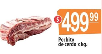 Autoservicio Capo Pechito de cerdo x kg. oferta