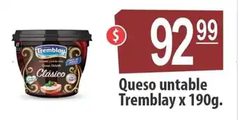 Autoservicio Capo Queso untable Tremblay x 190 g oferta