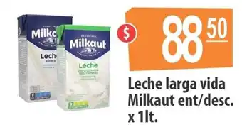 Autoservicio Capo Leche larga vida Milkaut ent/desc. x 1lt. oferta