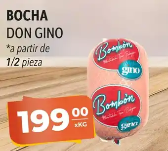El Milagro Mayorista Bocha Don Gino 1/2 pieza oferta