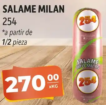 El Milagro Mayorista Salame Milan 254 1/2 pieza oferta
