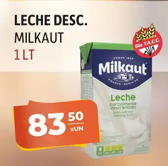 El Milagro Mayorista Leche Desc. Milkaut 1 Lt oferta