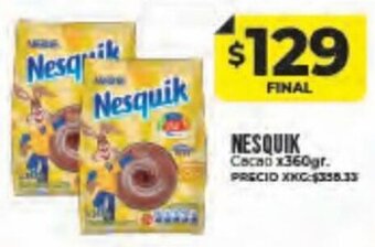 Supermayorista Vital Nesquik Cacao x 360 gr. oferta