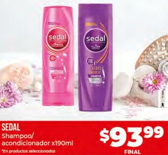 Supermayorista Vital Sedal Shampoo/Acondicionador x 190 ml oferta