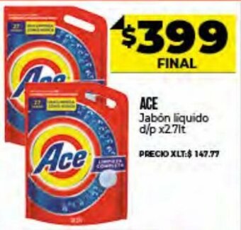 Supermayorista Vital Ace Jabón liquido d/p x 2.7 lt. oferta