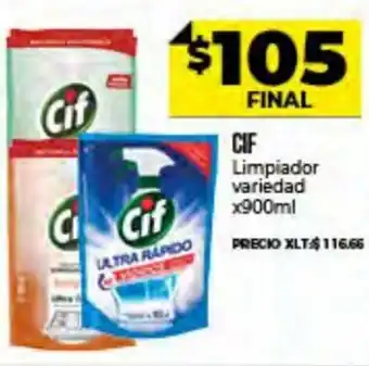 Supermayorista Vital CIF Limpiador variedad x 900 ml oferta