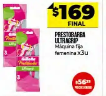 Supermayorista Vital Prestobarba Ultragrip x3u oferta