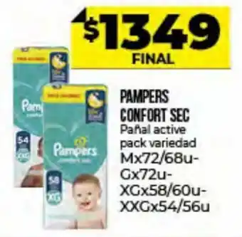 Supermayorista Vital Pampers Comfort Sec oferta