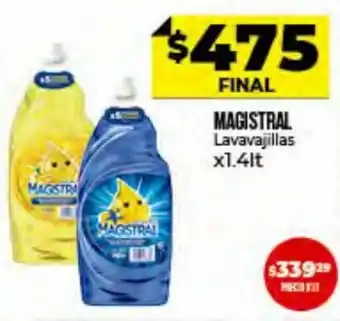 Supermayorista Vital Magistral Lavavajillas x 1.4 lt oferta