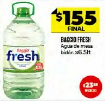 Supermayorista Vital Baggio Fresh Agua de mesa bidón x 6.5 lt oferta