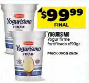 Supermayorista Vital Yogurisimo Yogur Firme Fortificado x190 gr oferta