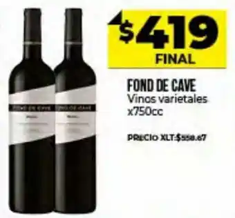 Supermayorista Vital Fond De Cave Vinos Varietales x 750 cc oferta