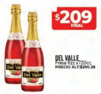 Supermayorista Vital Del Valle Fresa Fizz x 720 cc. oferta