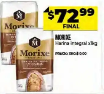 Supermayorista Vital Morixe Harina Integral x 1 kg. oferta