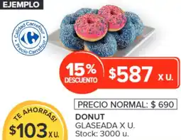 Carrefour DONUT GLASEADA oferta