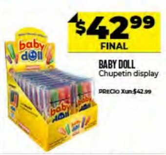 Supermayorista Vital Baby Doll Chupetin Display oferta