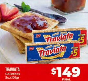 Supermayorista Vital Traviata Galletitas 5U x 101 gr oferta