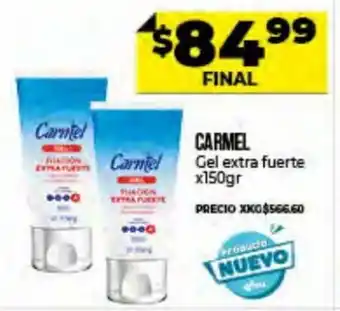 Supermayorista Vital Carmel Gel Extra Fuerte x 150 gr oferta