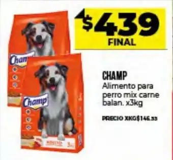 Supermayorista Vital Champ Alimento Para Perro Mix Carne Balan x 3 kg oferta