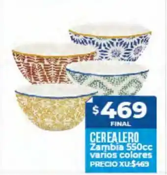 Supermayorista Vital Cerealero Zambia 550cc Varios Colores oferta