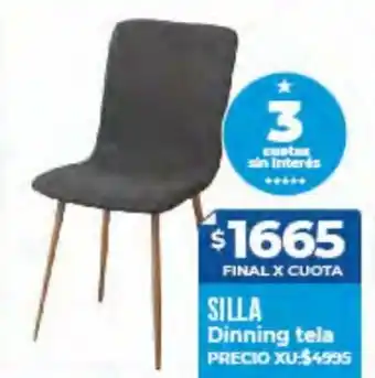 Supermayorista Vital Silla Dinning tela oferta
