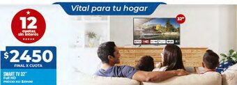 Supermayorista Vital Smart TV 32" Full HD oferta