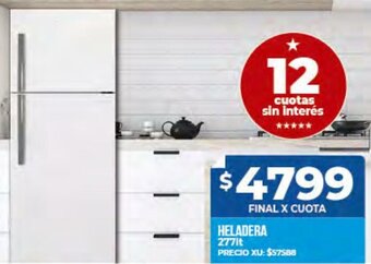 Supermayorista Vital Heladera 277 lt oferta