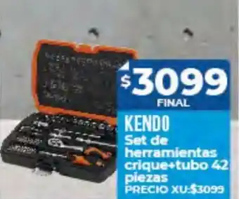Supermayorista Vital Kendo Set De Herramientas Crique+Tubo 42 Piezas oferta