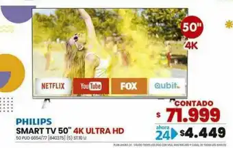 Trabuco Hogar Philips Smart Tv 50 oferta