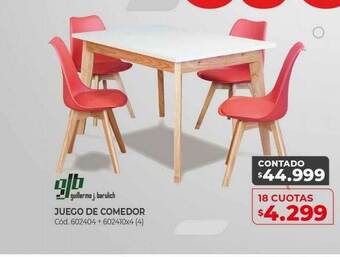 Naldo Lombardi Juego De Comedor oferta