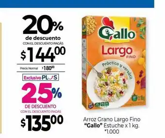 La Anonima Arroz Garno Largo Fino x 1kg oferta