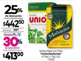 La Anonima Yerba Mate Con Palo oferta